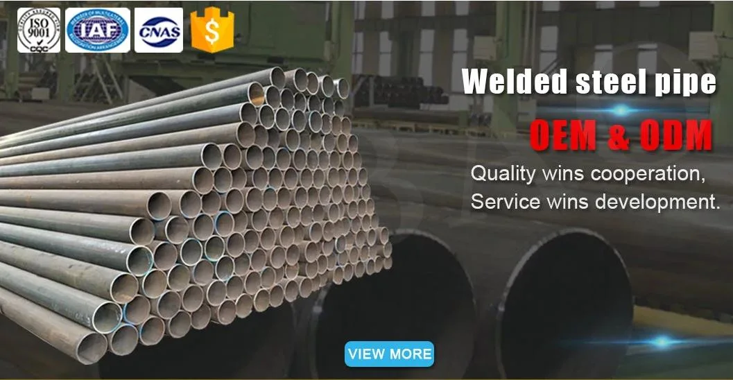 ASTM A554 Customized Durable Tubes Components Stainless Steel Welded AISI 304/316 Groove/Slotted Pipes