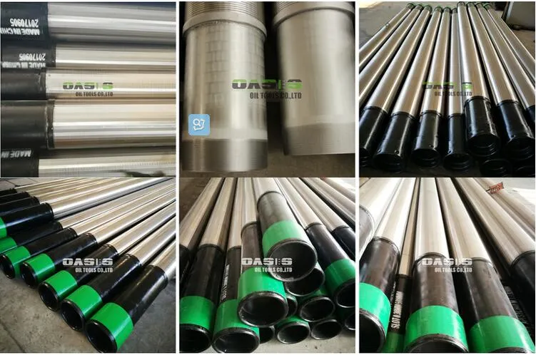 Slip on Stainless Steel Wire Wrap Screens Pipe Based Well Screens