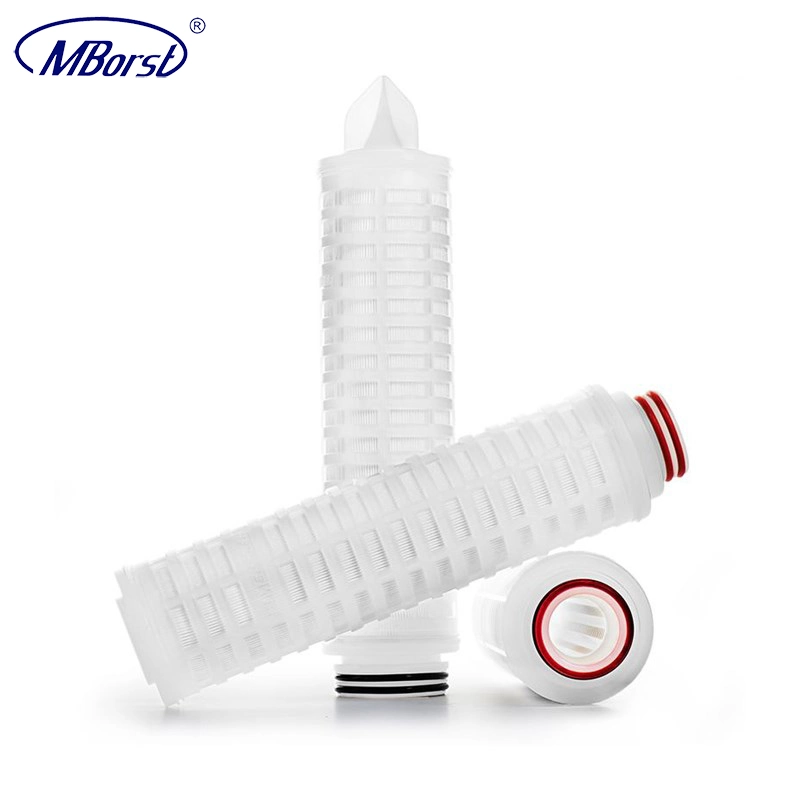 High Performance PP Pleated Water Filter Cartridge RO Micron Membrane Water/Air/Oil Purifier Filters for Industrial Water Treatment Water Filter Housing