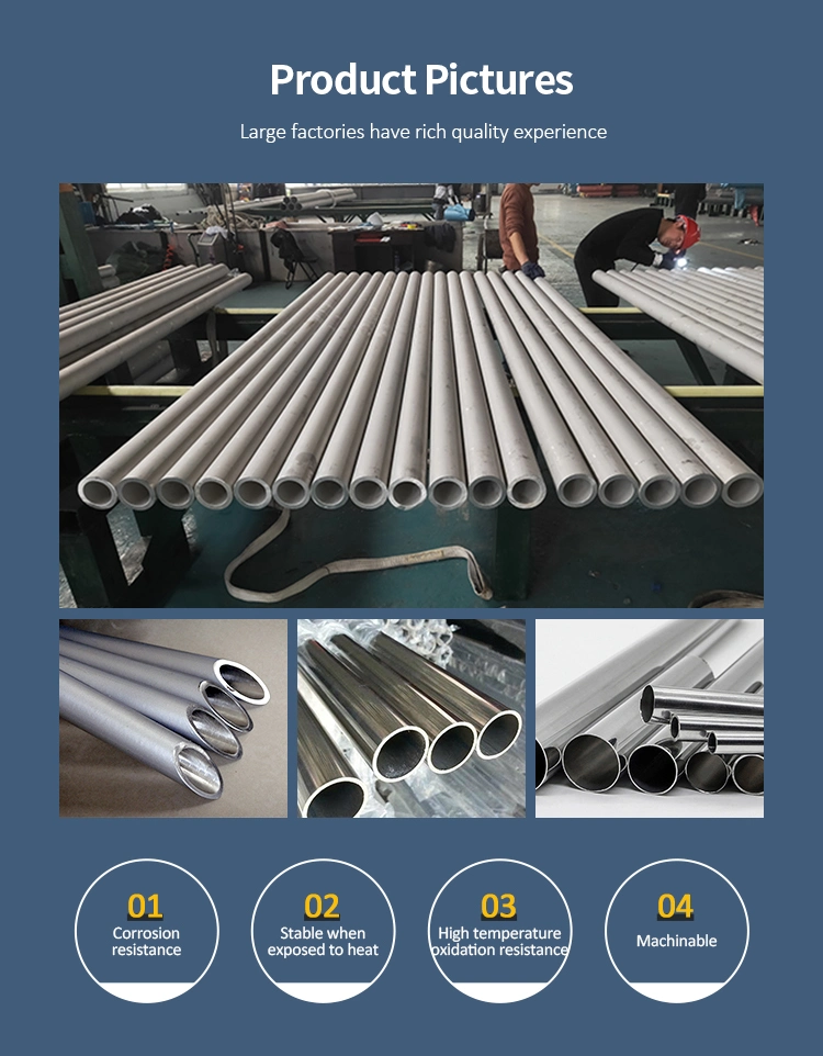25 mm Mirror Polished 304 Stainless Steel Slotted Slot Ss 304 Mirror Pipes 304 (1.2mm) Inner Outer Surface Polishing for Construction Area