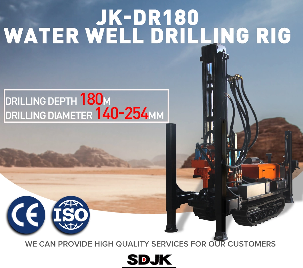 180m Crawler Water Well Drill Rig Optional Accessories