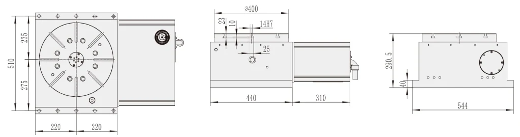 Wt-H400 Sell Well New Type 4 Axis CNC Machining Center Products Accessories