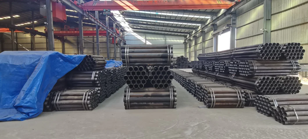 ASTM A106, A53, A179, A192 Hot Rolled, Cold Drawn Threading, Threaded, Lath Thread, Laser Slotted Geological Pipe with Coupling